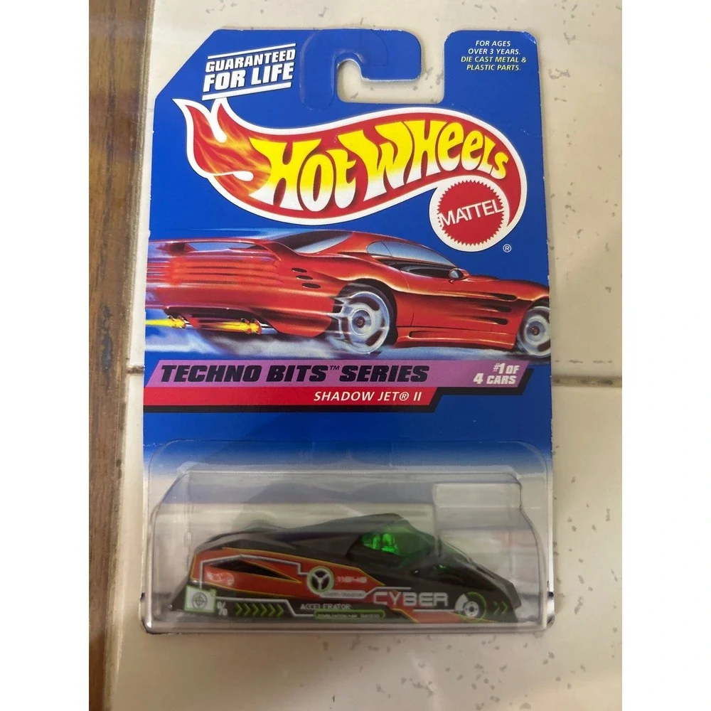 Hot Wheels Techno Bits Series Shadow Jet‎ II and Power Pistons Lot